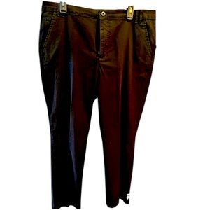 Dark Black Cotton Lightweight Bootcut Falls Creek Pants.  Size = 16 Avg.